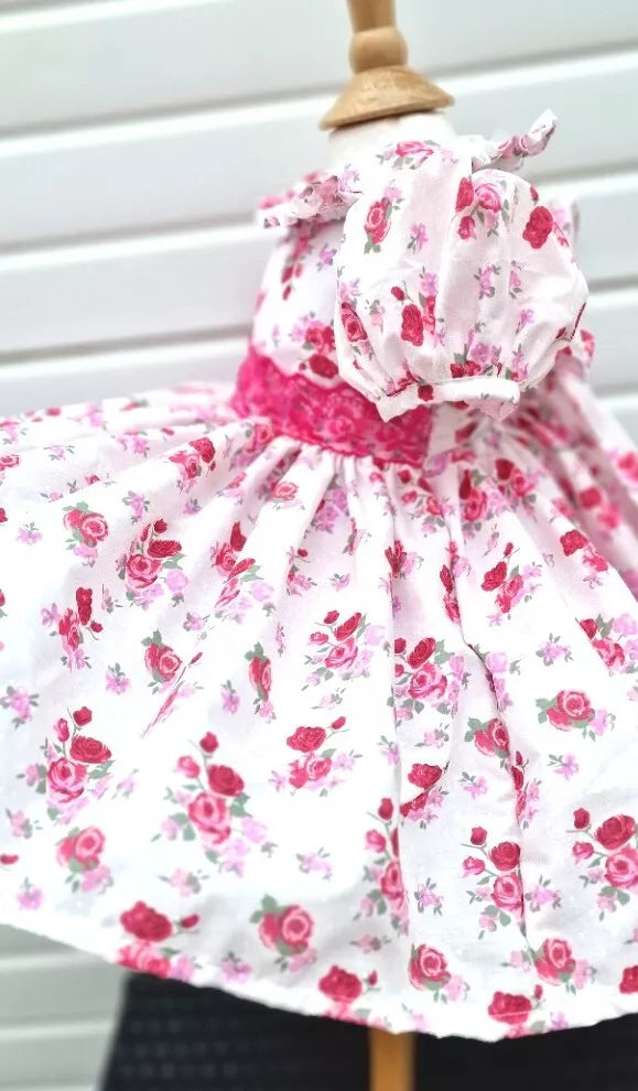 DREAM 0-8 years BABY GIRLS  traditional autumn cream pinks floral twirly dress