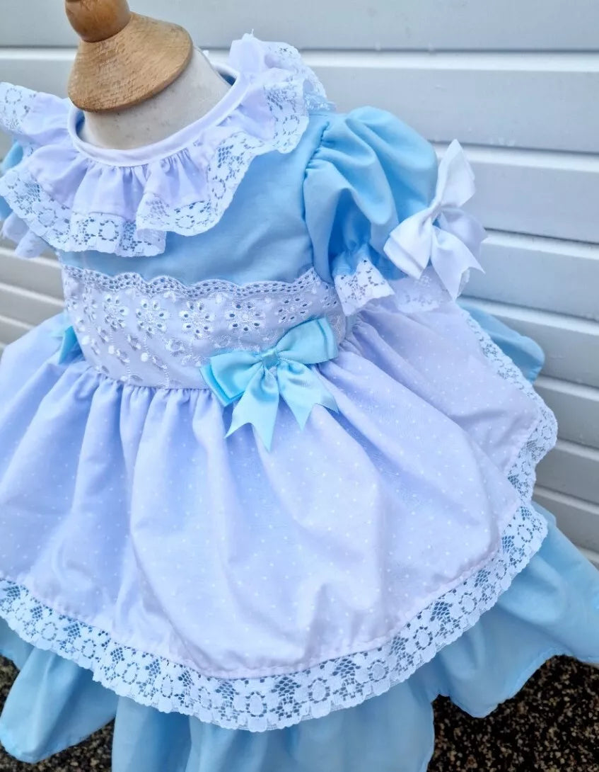 DREAM 0-7 years BABY GIRLS Romany Spanish layered frilly net dress 4 colours