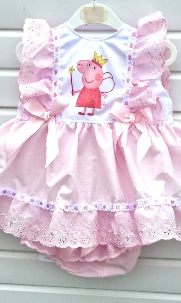 DREAM 0-8 YEARS baby girls  various choice Character top and frilly bum pants
