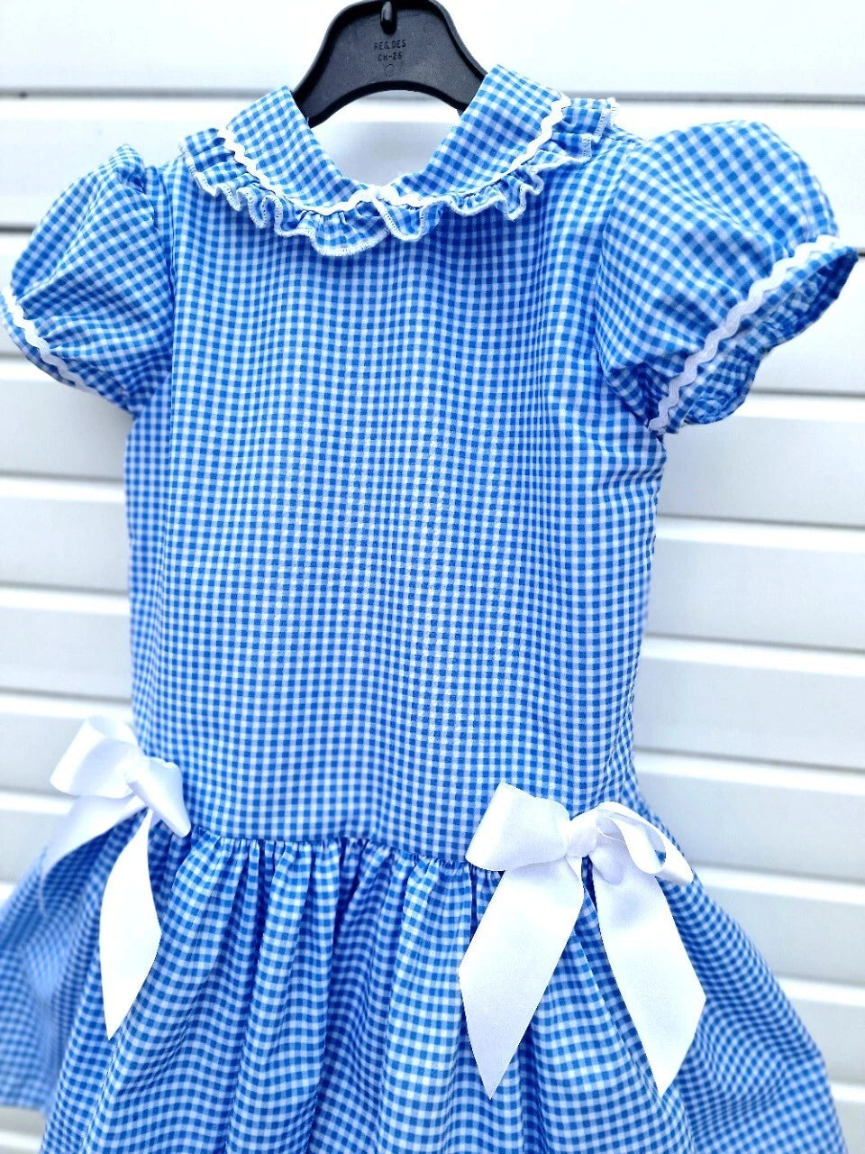 DREAM 0-8 years GIRLS  gingham school uniform drop waist lined dress 6 colours