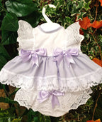 DREAM 0-5 YEARS BABY SUMMER BOWS TOP AND  KNICKERS SET 6 COLOURS OR REBORN DOLLS