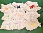 DREAM 0-5 BABY GIRLS ROMANY BRODERIE TRIM FRILLY KNICKERS VARIOUS COLOURS