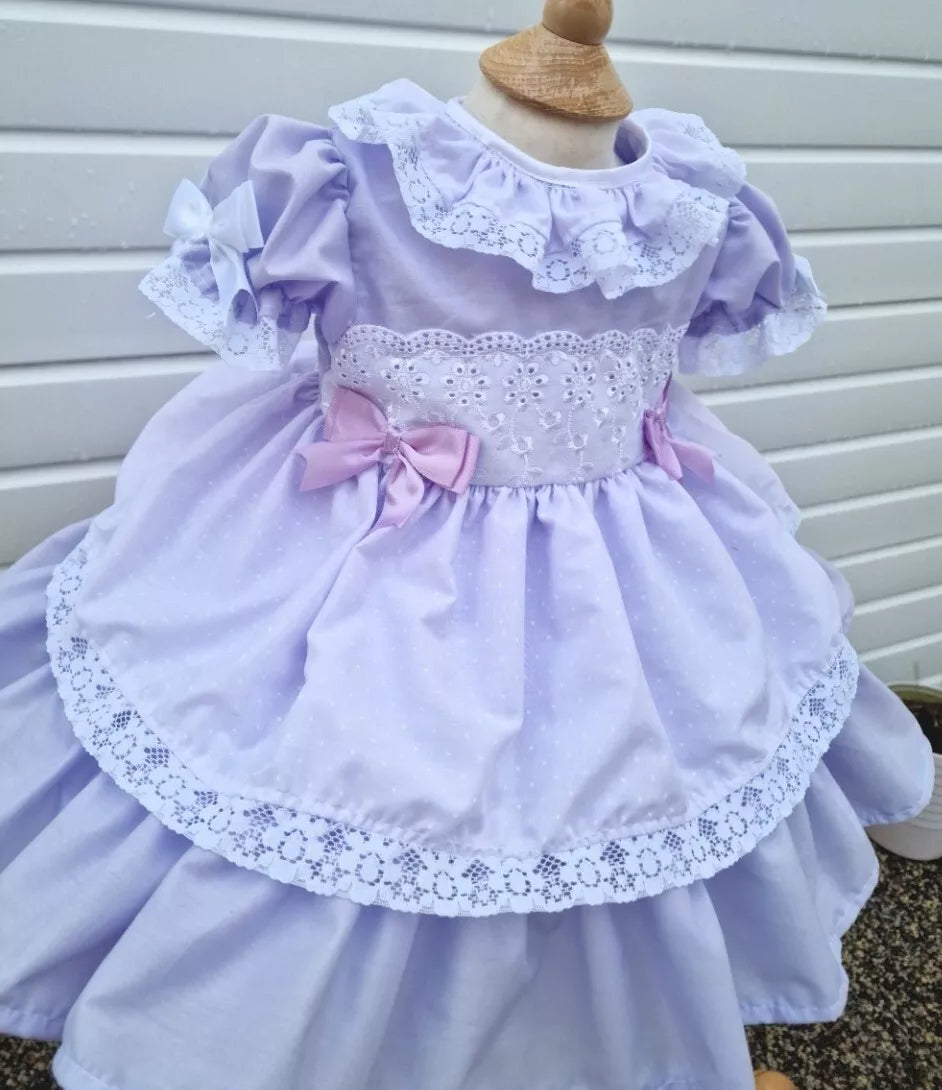 DREAM 0-7 years BABY GIRLS Romany Spanish layered frilly net dress 4 colours