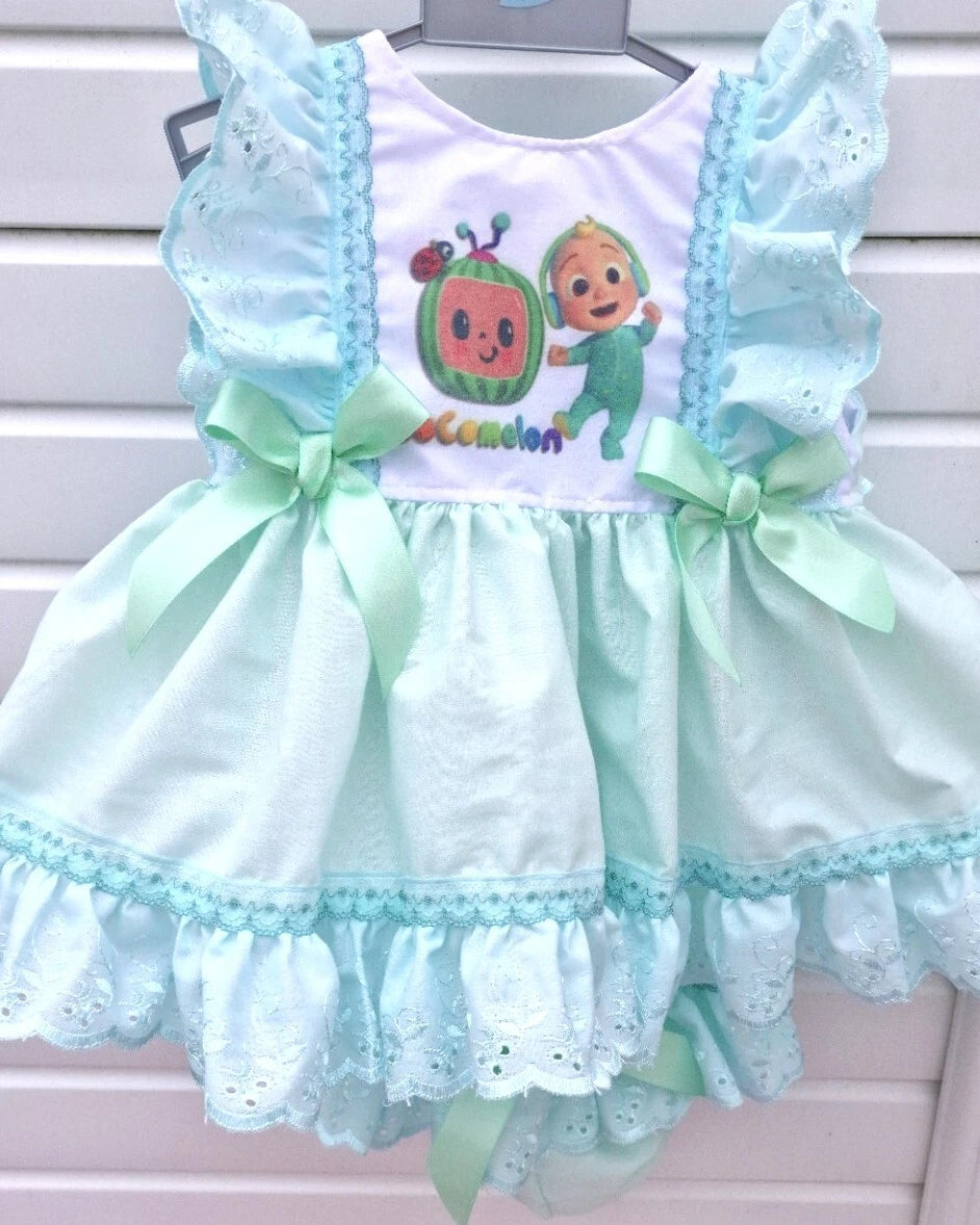 DREAM 0-8 YEARS baby girls  various choice Character top and frilly bum pants