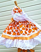 DREAM 0-8 years BABY GIRLS halloween pumpkins traditional romany twirly dress