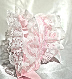 DREAM BABY GIRLS 0- 5 YEARS Spanish Romany summer cotton frilly lined bonnet cap