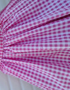 DREAM 0-8 years GIRLS traditional  gingham school uniform lined dress 4 colours