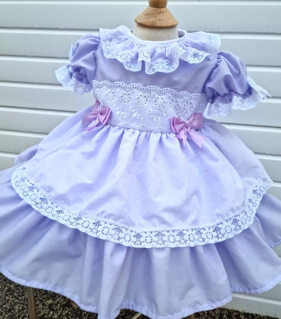 DREAM 0-7 years BABY GIRLS Romany Spanish layered frilly net dress 4 colours