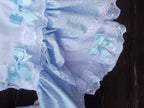DREAM 0-5 YEARS BABY SUMMER BOWS TOP  KNICKERS ROMPER mint sky blue REBORN DOLLS