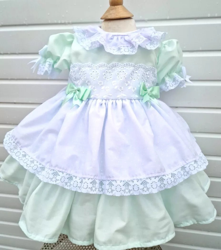 DREAM 0-7 years BABY GIRLS Romany Spanish layered frilly net dress 4 colours
