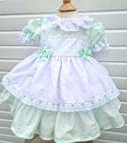DREAM 0-7 years BABY GIRLS Romany Spanish layered frilly net dress 4 colours