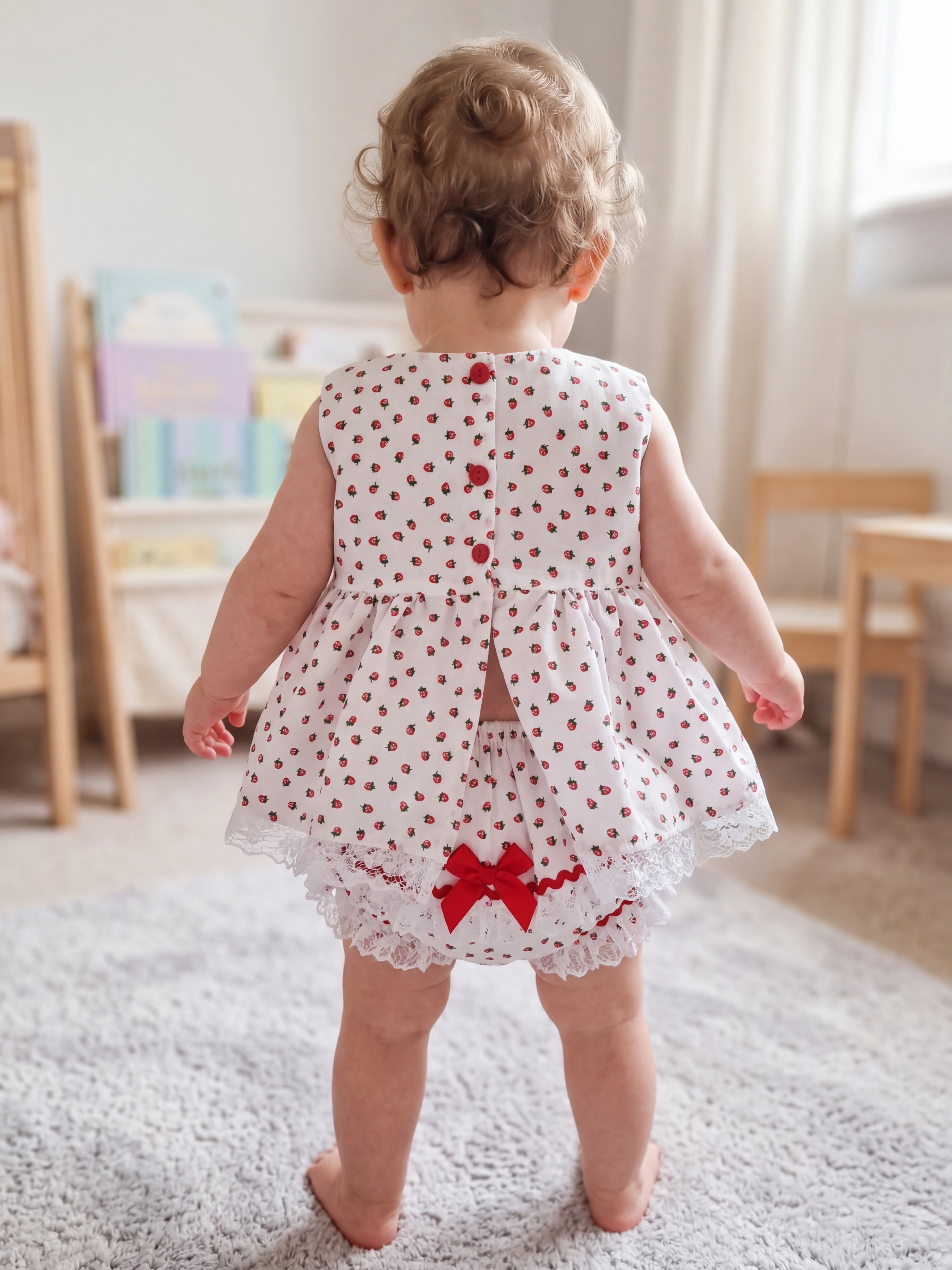 ROSIE Strawberry print summer 2 piece set