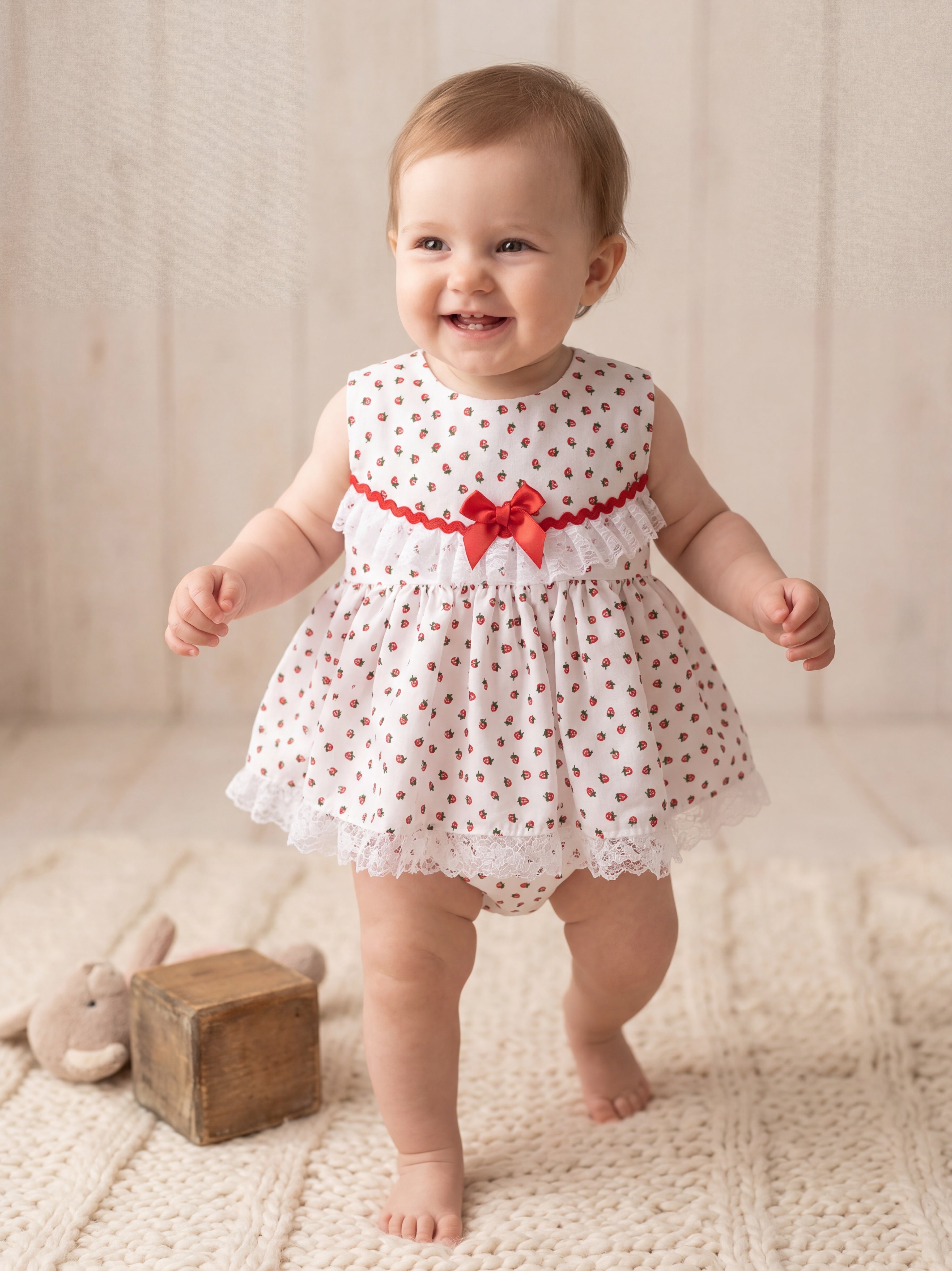 ROSIE Strawberry print summer 2 piece set
